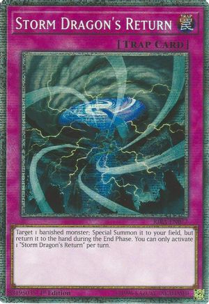 Storm Dragon's Return (Starlight Rare) (RIRA-EN077) - Rising Rampage 1st Edition - Premium Yugioh Single from Konami - Just $18.19! Shop now at Game Crave Tournament Store