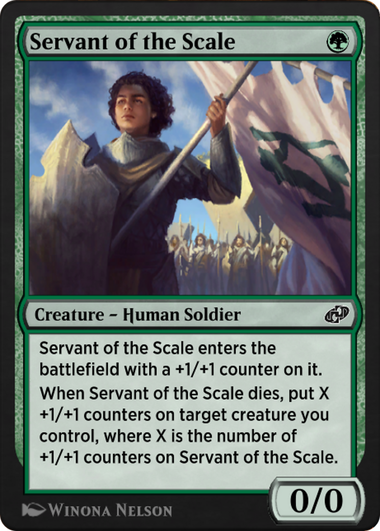 Servant of the Scale (J21-635) - Jumpstart: Historic Horizons - Premium MTG Single from Wizards of the Coast - Just $0! Shop now at Game Crave Tournament Store