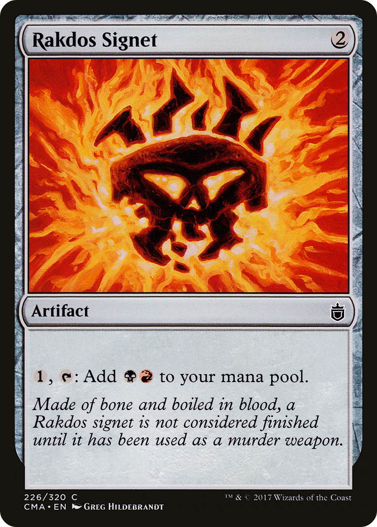 Rakdos Signet (CMA-226) - Commander Anthology - Premium MTG Single from Wizards of the Coast - Just $0.19! Shop now at Game Crave Tournament Store