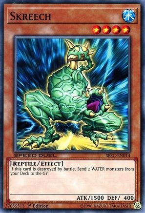 Skreech (SBSC-EN014) - Speed Duel: Scars of Battle 1st Edition - Premium Yugioh Single from Konami - Just $0.25! Shop now at Game Crave Tournament Store