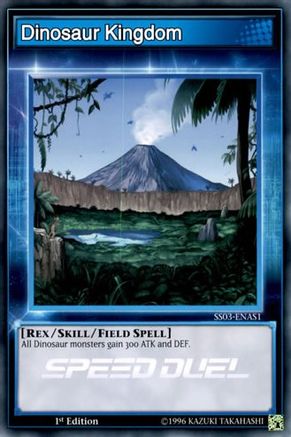 Dinosaur Kingdom (SS03-ENAS1) - Speed Duel Decks: Ultimate Predators 1st Edition - Premium Yugioh Single from Konami - Just $0.25! Shop now at Game Crave Tournament Store