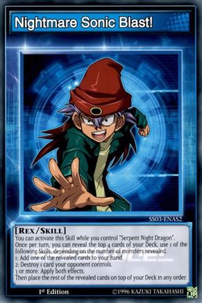 Nightmare Sonic Blast! (SS03-ENAS2) - Speed Duel Decks: Ultimate Predators 1st Edition - Premium Yugioh Single from Konami - Just $0.25! Shop now at Game Crave Tournament Store