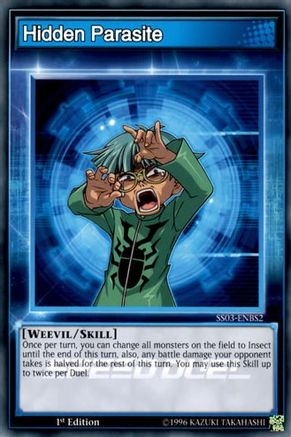 Hidden Parasite (SS03-ENBS2) - Speed Duel Decks: Ultimate Predators 1st Edition - Premium Yugioh Single from Konami - Just $0.25! Shop now at Game Crave Tournament Store