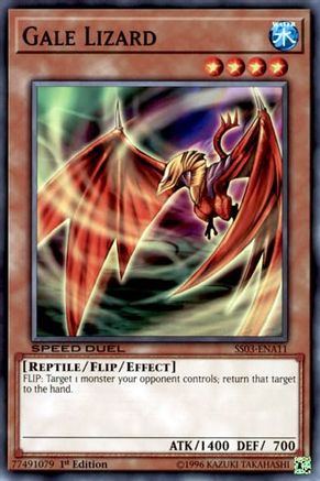 Gale Lizard (SS03-ENA11) - Speed Duel Decks: Ultimate Predators 1st Edition - Premium Yugioh Single from Konami - Just $0.25! Shop now at Game Crave Tournament Store