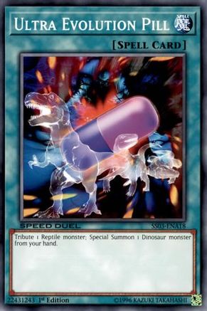 Ultra Evolution Pill (SS03-ENA18) - Speed Duel Decks: Ultimate Predators 1st Edition - Premium Yugioh Single from Konami - Just $0.25! Shop now at Game Crave Tournament Store