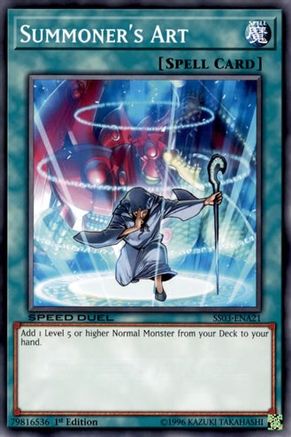 Summoner's Art (SS03-ENA21) - Speed Duel Decks: Ultimate Predators 1st Edition - Premium Yugioh Single from Konami - Just $0.26! Shop now at Game Crave Tournament Store
