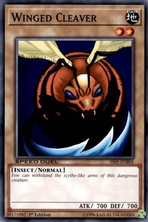 Winged Cleaver (SS03-ENB05) - Speed Duel Decks: Ultimate Predators 1st Edition - Premium Yugioh Single from Konami - Just $0.25! Shop now at Game Crave Tournament Store