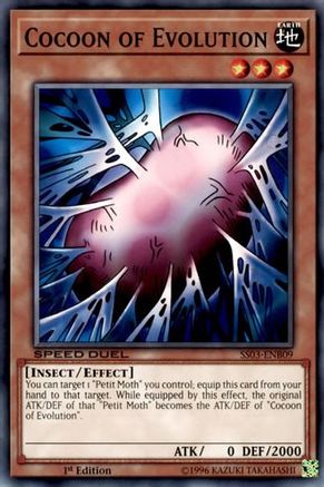 Cocoon of Evolution (SS03-ENB09) - Speed Duel Decks: Ultimate Predators 1st Edition - Premium Yugioh Single from Konami - Just $0.26! Shop now at Game Crave Tournament Store