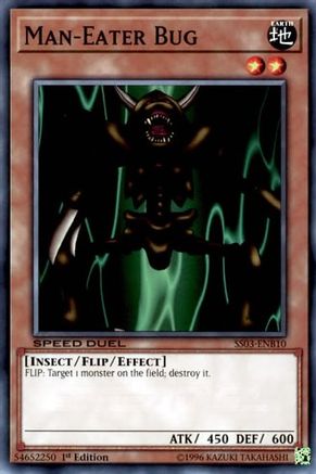 Man-Eater Bug (SS03-ENB10) - Speed Duel Decks: Ultimate Predators 1st Edition - Premium Yugioh Single from Konami - Just $0.25! Shop now at Game Crave Tournament Store