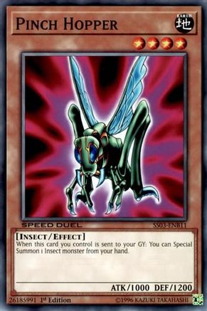 Pinch Hopper (SS03-ENB11) - Speed Duel Decks: Ultimate Predators 1st Edition - Premium Yugioh Single from Konami - Just $0.25! Shop now at Game Crave Tournament Store