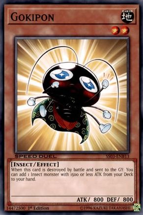 Gokipon (SS03-ENB13) - Speed Duel Decks: Ultimate Predators 1st Edition - Premium Yugioh Single from Konami - Just $0.25! Shop now at Game Crave Tournament Store