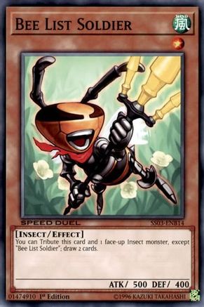 Bee List Soldier (SS03-ENB14) - Speed Duel Decks: Ultimate Predators 1st Edition - Premium Yugioh Single from Konami - Just $0.25! Shop now at Game Crave Tournament Store