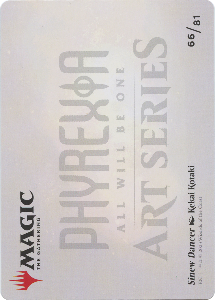 Sinew Dancer // Sinew Dancer (AONE-066) - Phyrexia: All Will Be One Art Series (Borderless) - Premium MTG Single from Wizards of the Coast - Just $0! Shop now at Game Crave Tournament Store