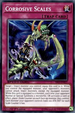 Corrosive Scales (SS03-ENB27) - Speed Duel Decks: Ultimate Predators 1st Edition - Premium Yugioh Single from Konami - Just $0.25! Shop now at Game Crave Tournament Store