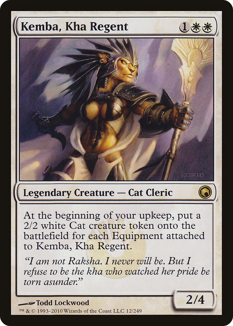 Kemba, Kha Regent (SOM-012) - Scars of Mirrodin Foil - Premium MTG Single from Wizards of the Coast - Just $3.54! Shop now at Game Crave Tournament Store