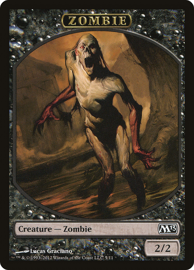 Zombie (TM13-005) - Magic 2013 Tokens - Premium MTG Single from Wizards of the Coast - Just $0.08! Shop now at Game Crave Tournament Store