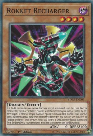 Rokket Recharger (SDRR-EN003) - Structure Deck: Rokket Revolt 1st Edition - Premium Yugioh Single from Konami - Just $1.60! Shop now at Game Crave Tournament Store