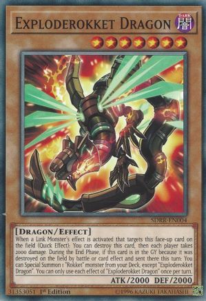 Exploderokket Dragon (SDRR-EN004) - Structure Deck: Rokket Revolt 1st Edition - Premium Yugioh Single from Konami - Just $0.21! Shop now at Game Crave Tournament Store