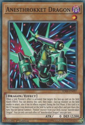 Anesthrokket Dragon (SDRR-EN007) - Structure Deck: Rokket Revolt 1st Edition - Premium Yugioh Single from Konami - Just $0.25! Shop now at Game Crave Tournament Store