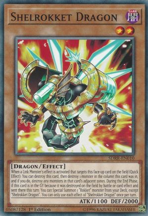 Shelrokket Dragon (SDRR-EN010) - Structure Deck: Rokket Revolt 1st Edition - Premium Yugioh Single from Konami - Just $0.25! Shop now at Game Crave Tournament Store