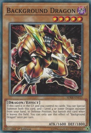 Background Dragon (SDRR-EN015) - Structure Deck: Rokket Revolt 1st Edition - Premium Yugioh Single from Konami - Just $0.25! Shop now at Game Crave Tournament Store