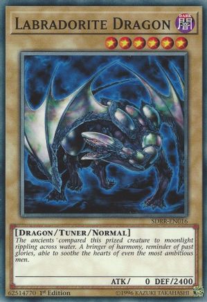 Labradorite Dragon (SDRR-EN016) - Structure Deck: Rokket Revolt 1st Edition - Premium Yugioh Single from Konami - Just $0.30! Shop now at Game Crave Tournament Store