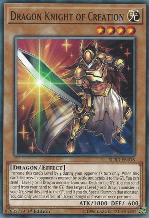Dragon Knight of Creation (SDRR-EN018) - Structure Deck: Rokket Revolt 1st Edition - Premium Yugioh Single from Konami - Just $0.25! Shop now at Game Crave Tournament Store