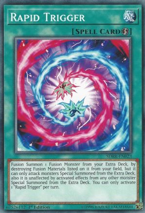 Rapid Trigger (SDRR-EN023) - Structure Deck: Rokket Revolt 1st Edition - Premium Yugioh Single from Konami - Just $0.08! Shop now at Game Crave Tournament Store