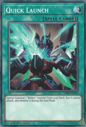 Quick Launch (SDRR-EN025) - Structure Deck: Rokket Revolt 1st Edition - Premium Yugioh Single from Konami - Just $0.19! Shop now at Game Crave Tournament Store