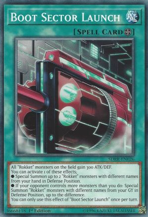 Boot Sector Launch (SDRR-EN026) - Structure Deck: Rokket Revolt 1st Edition - Premium Yugioh Single from Konami - Just $0.15! Shop now at Game Crave Tournament Store
