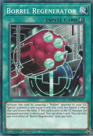 Borrel Regenerator (SDRR-EN027) - Structure Deck: Rokket Revolt 1st Edition - Premium Yugioh Single from Konami - Just $0.25! Shop now at Game Crave Tournament Store