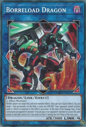 Borreload Dragon (SDRR-EN044) - Structure Deck: Rokket Revolt 1st Edition - Premium Yugioh Single from Konami - Just $0.40! Shop now at Game Crave Tournament Store