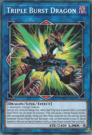 Triple Burst Dragon (SDRR-EN045) - Structure Deck: Rokket Revolt 1st Edition - Premium Yugioh Single from Konami - Just $0.13! Shop now at Game Crave Tournament Store