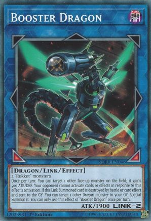 Booster Dragon (SDRR-EN046) - Structure Deck: Rokket Revolt 1st Edition - Premium Yugioh Single from Konami - Just $0.25! Shop now at Game Crave Tournament Store