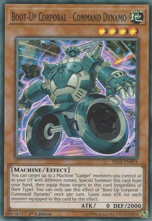 Boot-Up Corporal - Command Dynamo (FIGA-EN001) - Fists of the Gadgets 1st Edition - Premium Yugioh Single from Konami - Just $0.25! Shop now at Game Crave Tournament Store