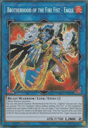 Brotherhood of the Fire Fist - Eagle (FIGA-EN016) - Fists of the Gadgets 1st Edition - Premium Yugioh Single from Konami - Just $3.10! Shop now at Game Crave Tournament Store