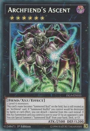 Archfiend's Ascent (FIGA-EN033) - Fists of the Gadgets 1st Edition - Premium Yugioh Single from Konami - Just $0.30! Shop now at Game Crave Tournament Store