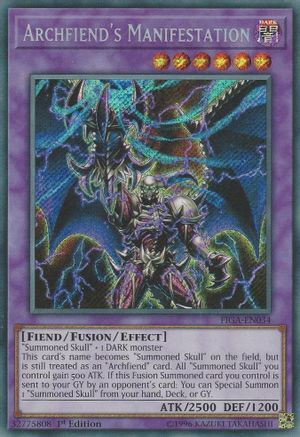 Archfiend's Manifestation (FIGA-EN034) - Fists of the Gadgets 1st Edition - Premium Yugioh Single from Konami - Just $0.68! Shop now at Game Crave Tournament Store