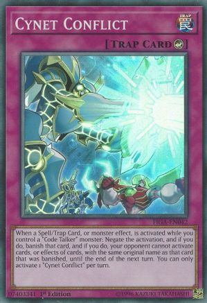 Cynet Conflict (FIGA-EN042) - Fists of the Gadgets 1st Edition - Premium Yugioh Single from Konami - Just $0.25! Shop now at Game Crave Tournament Store