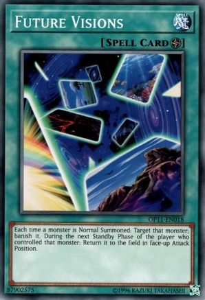 Future Visions (OP11-EN018) - OTS Tournament Pack 11 Unlimited - Premium Yugioh Single from Konami - Just $0.44! Shop now at Game Crave Tournament Store