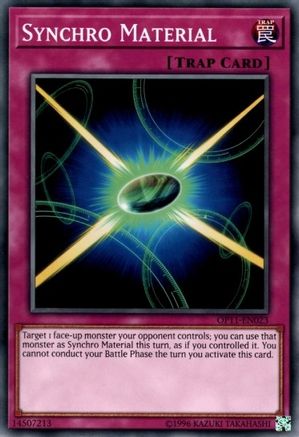 Synchro Material (OP11-EN023) - OTS Tournament Pack 11 Unlimited - Premium Yugioh Single from Konami - Just $0.25! Shop now at Game Crave Tournament Store