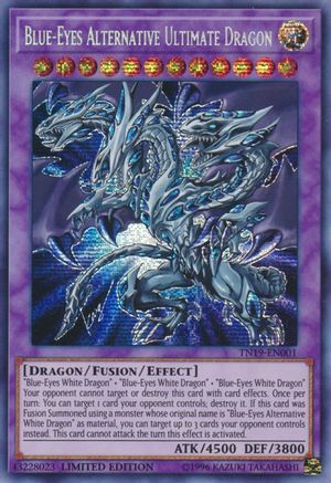 Blue-Eyes Alternative Ultimate Dragon (TN19-EN001) - 2019 Gold Sarcophagus Tin Limited - Premium Yugioh Single from Konami - Just $8.57! Shop now at Game Crave Tournament Store