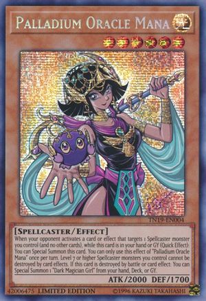Palladium Oracle Mana (TN19-EN004) - 2019 Gold Sarcophagus Tin Limited - Premium Yugioh Single from Konami - Just $0.75! Shop now at Game Crave Tournament Store