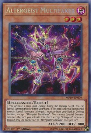 Altergeist Multifaker (MP19-EN009) - 2019 Gold Sarcophagus Tin Mega Pack Unlimited - Premium Yugioh Single from Konami - Just $0.51! Shop now at Game Crave Tournament Store