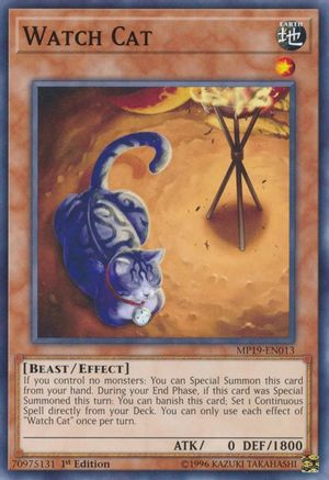 Game Crave Tournament Store - Watch Cat (MP19-EN013)