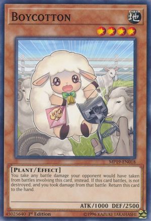 Boycotton (MP19-EN018) - 2019 Gold Sarcophagus Tin Mega Pack 1st Edition - Premium Yugioh Single from Konami - Just $0.25! Shop now at Game Crave Tournament Store