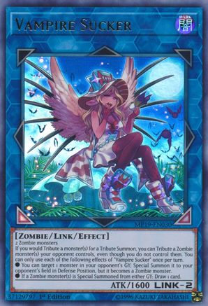 Vampire Sucker (MP19-EN030) - 2019 Gold Sarcophagus Tin Mega Pack 1st Edition - Premium Yugioh Single from Konami - Just $0.13! Shop now at Game Crave Tournament Store