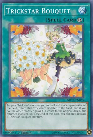 Trickstar Bouquet (MP19-EN035) - 2019 Gold Sarcophagus Tin Mega Pack 1st Edition - Premium Yugioh Single from Konami - Just $0.25! Shop now at Game Crave Tournament Store