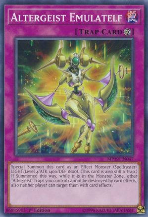 Altergeist Emulatelf (MP19-EN047) - 2019 Gold Sarcophagus Tin Mega Pack 1st Edition - Premium Yugioh Single from Konami - Just $0.25! Shop now at Game Crave Tournament Store