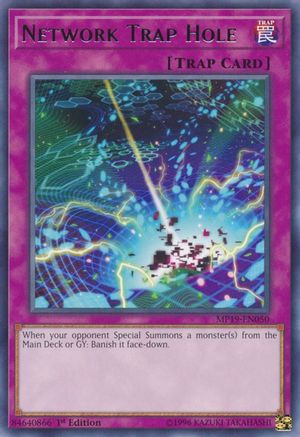 Network Trap Hole (MP19-EN050) - 2019 Gold Sarcophagus Tin Mega Pack Unlimited - Premium Yugioh Single from Konami - Just $0.50! Shop now at Game Crave Tournament Store